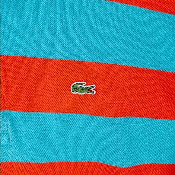 Lacoste Red Aqua Polo Shirt Men’s XL Logo Short Sleeve Regular Fit Classic Look - Picture 6 of 12